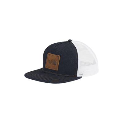 The North Face Half Dome Trucker Denim Leather Patch