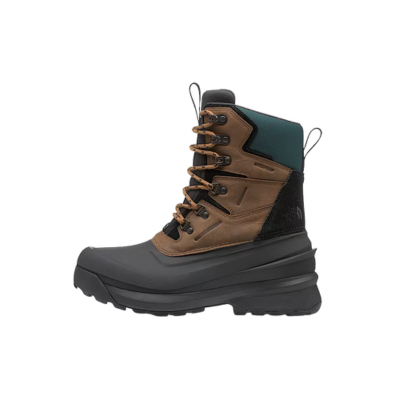 The North Face Men's Chilkat V 400 Waterproof Insulated Boot Toasted Brown TNF Black