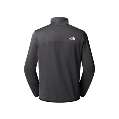 The North Face Men's Crest Full Zip Fleece Jacket Anthracite Grey TNF Black 2