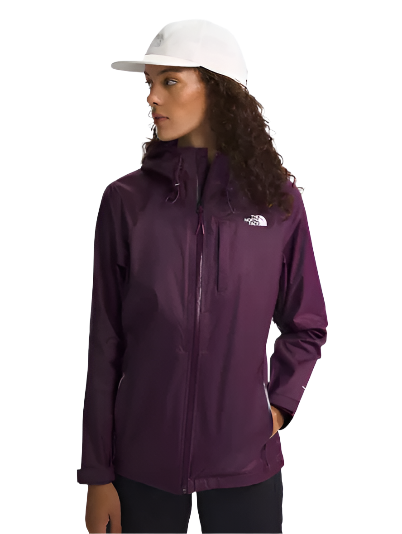 The North Face Women's Alta Vista Waterproof Hiking Jacket Black Currant Purple