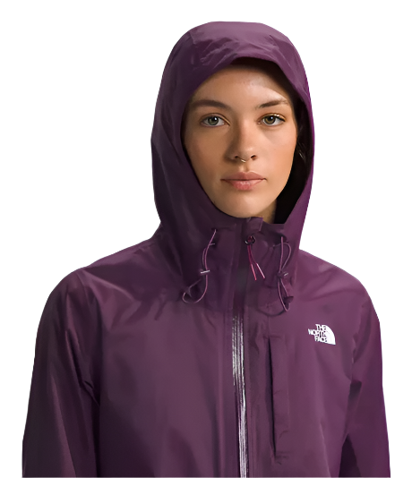 The North Face Women's Alta Vista Waterproof Hooded Jacket Black Currant Purple