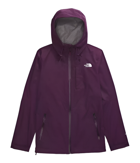 The North Face Women's Alta Vista Waterproof Rain Jacket Black Currant Purple