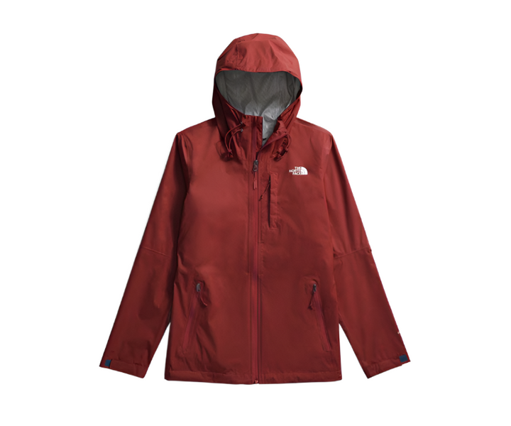 The North Face Women's Alta Vista Waterproof Rain Jacket Iron Red