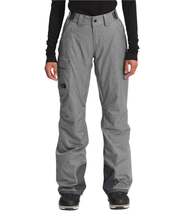 The North Face Women's Freedom Insulated Waterproof Ski Pants TNF Medium Grey Heather