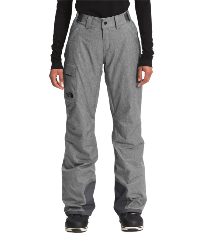 The North Face Women's Freedom Insulated Waterproof Ski Pants TNF Medium Grey Heather