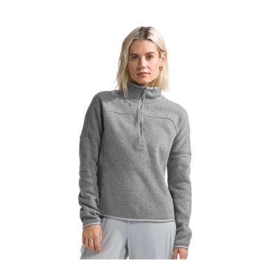 The North Face Women's Front Range 1/4 Zip Fleece Jacket Medium Grey Heather