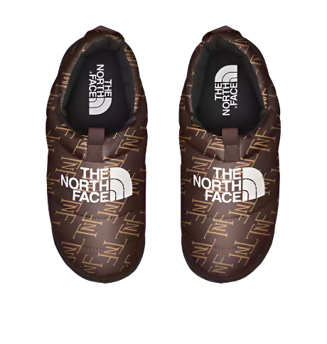 The North Face Women's Nuptse Mule Winter Slipper Coal Brown
