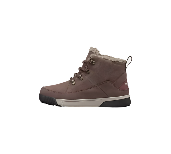 The North Face Women's Sierra Mid Lace Waterproof Insulated Boot Deep Taupe/Wild Ginger