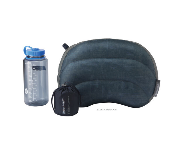 Therm A Rest Airhead Down Camping Pillow - Navy Print