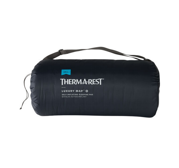 Therm A Rest LuxuryMap Compressible Sleeping Pad- Poseidon Blue