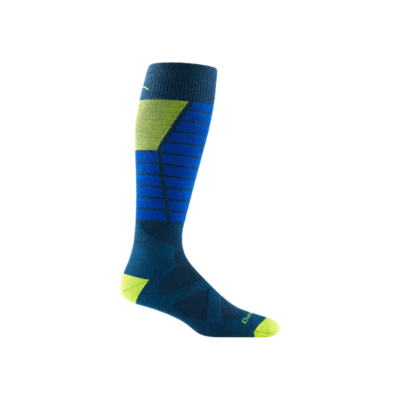 Darn Tough Socks Men's Function X OTC Midweight Cushion Padded Shin Socks - 8044 Dark Teal