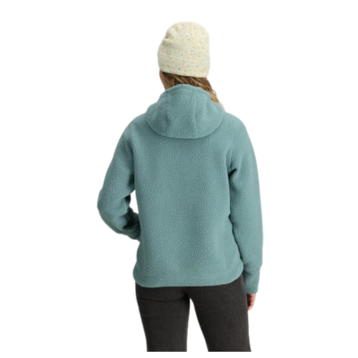 Outdoor Research Women's Grayland Fleece Pullover Hoodie Winter Jacket Neptune