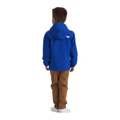 The North Face Kid's Warm Antora Waterproof Fleece Lined Rain Jacket TNF Blue