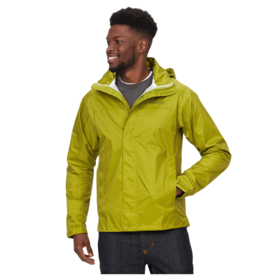 Marmot Men's PreCip Eco Waterproof Rain Jacket Cilantro