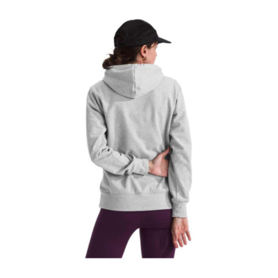 The North Face Women's Heritage Patch Pullover Hoodie TNF Light Grey Heather/Heritage Patch Fleece Hooded Sweatshirt