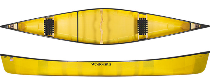 Wenonah Aurora Kevlar Ultralight Tandem Canoe w/ Black Trim