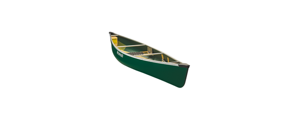 Wenonah Vagabond Graphite Solo Canoe w/ Black Trim