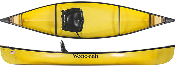 Wenonah Wee Lassie 10'6 Kevlar Ultralight Solo Pack Canoe w/ Black Trim