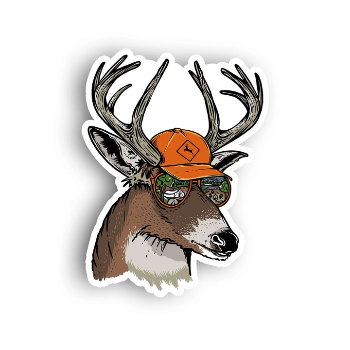 Wild Tribute Huck the Groovy Buck Sticker