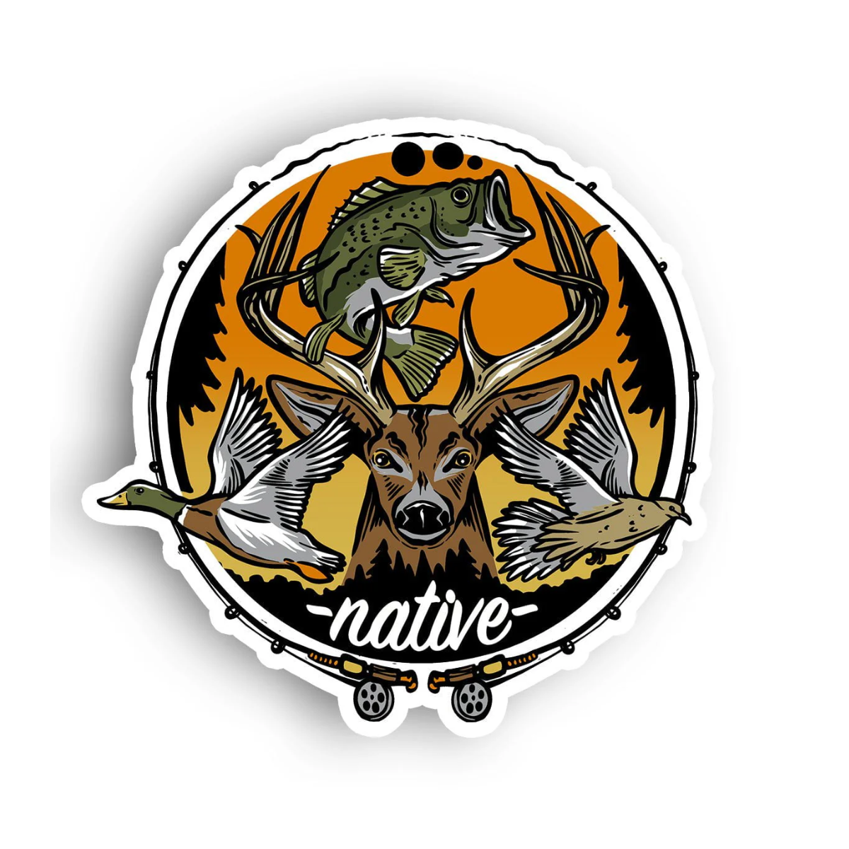 Wild Tribute Native Sticker – Mountainmanoutdoors.com Store