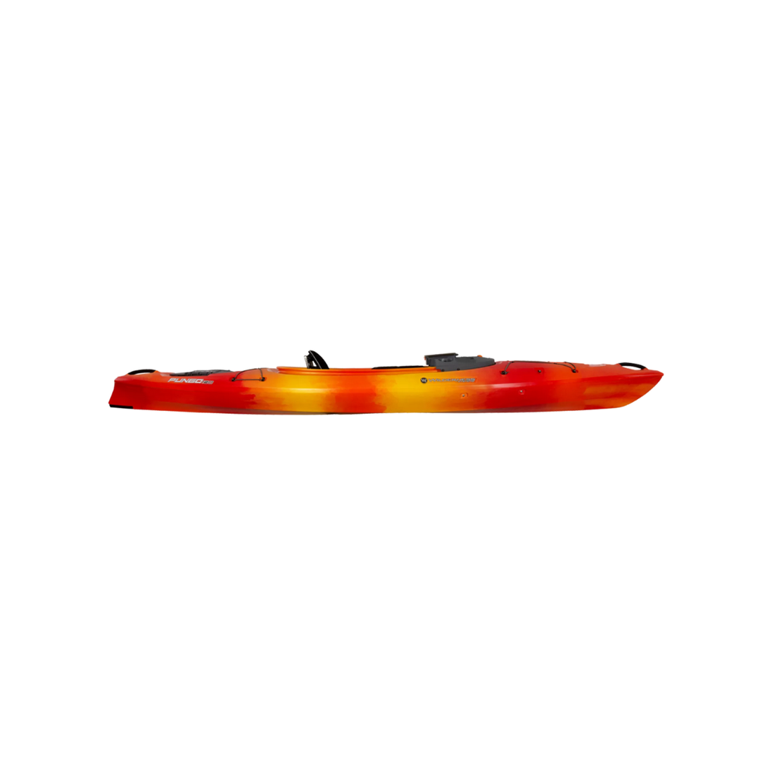 Wilderness Systems Pungo 120 Recreational Kayak Purple Stable with Dashboard Console