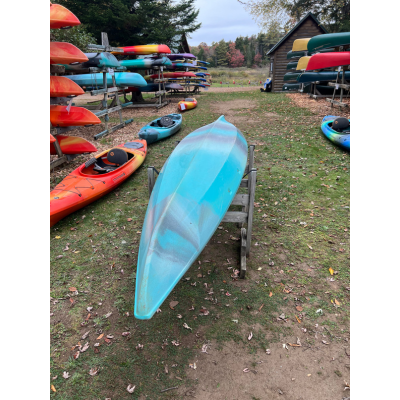 Wilderness Systems Used Pungo 120 Rental/Demo Recreational Kayak Breeze Blue Bottom