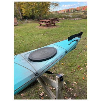 Wilderness Systems Used Tsunami 145 Touring Kayak with Rudder Demo/Rental Breeze Blue Dry Storage Hatch