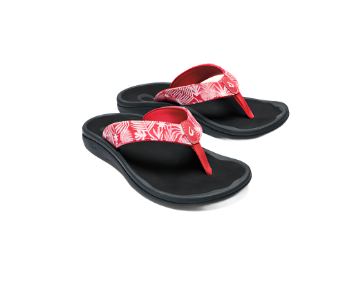 Women's Ohana Leather Sandal Lehau Flower