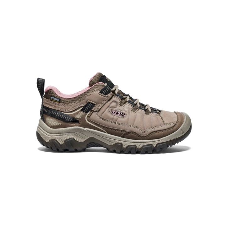 Women's Targhee IV Low Waterproof Hiking Shoe Brindle/Nostalgia Rose