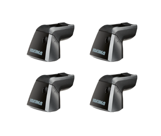 Yakima RidgeLine Tower Flush Rail Vehicle Rack 4 Pack