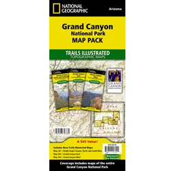 Grand Canyon National Park Map Pack Bundle