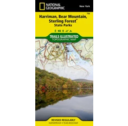 Harriman and Bear Mountain State Parks T.I. Topographical Map