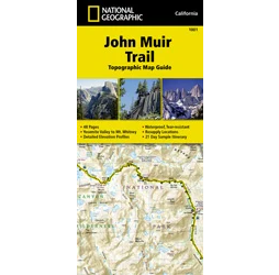 John Muir Trail Topographic Map Guide