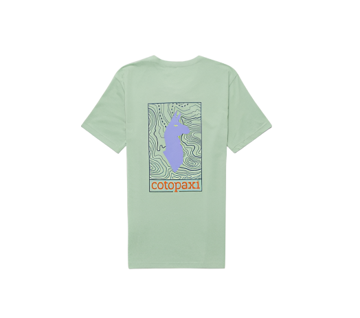 Women's Llama Map Organic T-Shirt