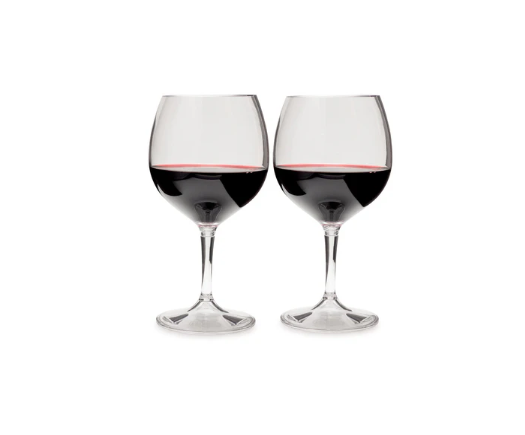 Nesting Red Wine Glass Set