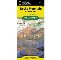 Rocky Mountain National Park Trails Illustrated Map