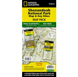 Shenandoah Day Hikes & National Park Map Map Pack Bundle