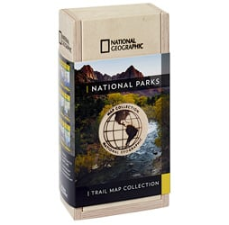 National Parks Trail Map Collection Boxed Set