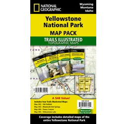 Yellowstone National Park Map Pack Bundle